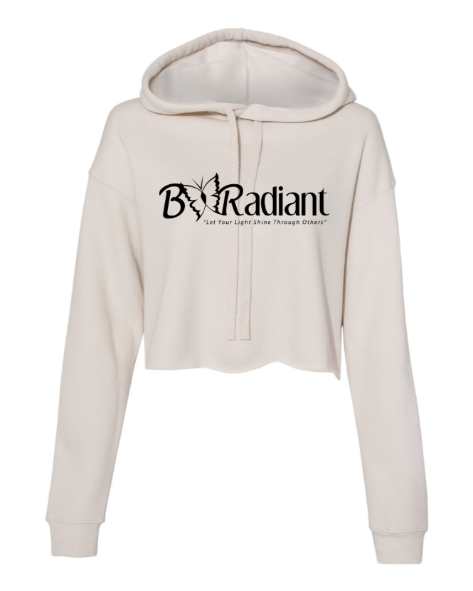 Cropped Fleece Hoodie - Logo