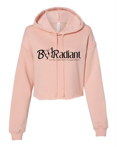 Cropped Fleece Hoodie - Logo