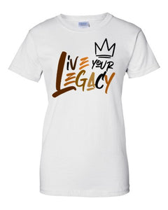 Live Your Legacy King Graffiti (Brown) - SS T-Shirt