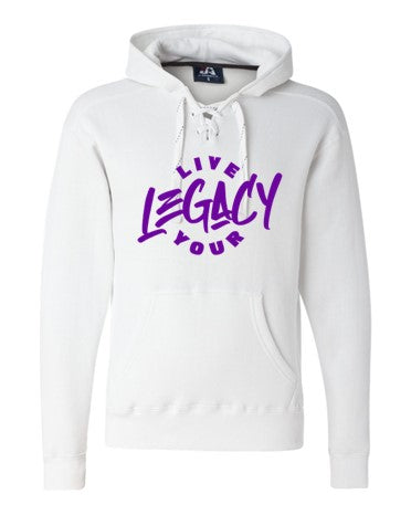 Live Your Legacy (Purple) - Lace Cotton Hoodie