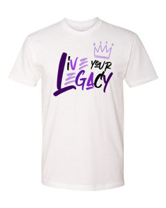 Live Your Legacy Queen Graffiti (Purple) - SS T-Shirt
