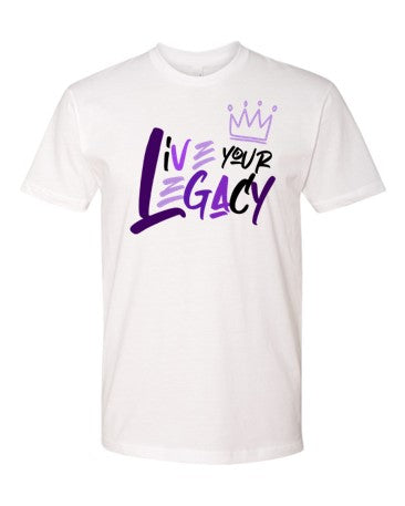 Live Your Legacy Queen Graffiti (Purple) - SS T-Shirt